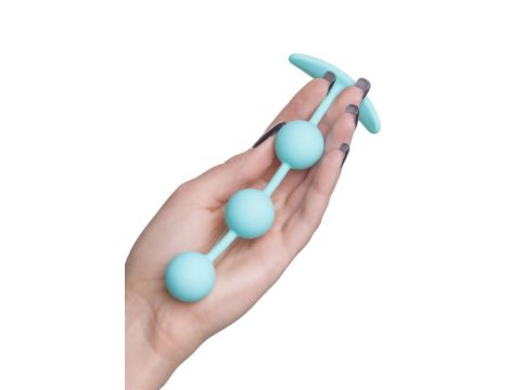 ToDo by Toyfa Anal plug Triplex, silicone, mint, 15 cm, O 2.5 cm - 6