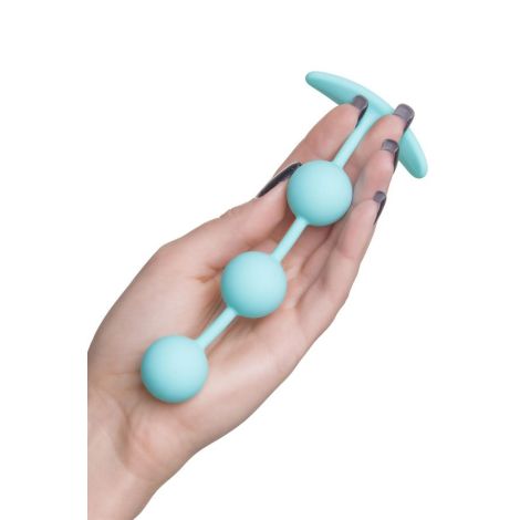 ToDo by Toyfa Anal plug Triplex, silicone, mint, 15 cm, O 2.5 cm - 6