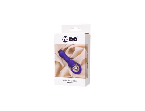 ToDo by Toyfa Anal plug Curvy, silicone, purple, 14 cm, O 3.2 cm - 7