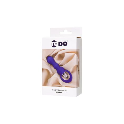 ToDo by Toyfa Anal plug Curvy, silicone, purple, 14 cm, O 3.2 cm - 7