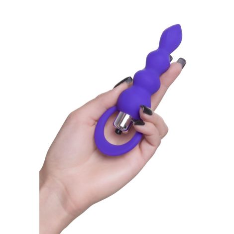 ToDo by Toyfa Anal plug Twisty, silicone, purple, 14 cm, O 3.2 cm - 5