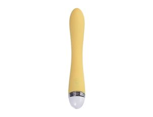 Vibrator Flovetta by Toyfa Calla, silicone, yellow, 22 cm - image 2