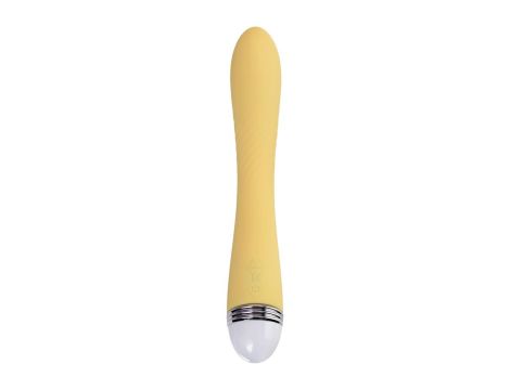 Vibrator Flovetta by Toyfa Calla, silicone, yellow, 22 cm - 2