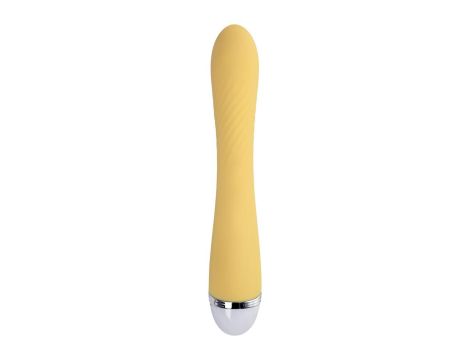 Vibrator Flovetta by Toyfa Calla, silicone, yellow, 22 cm - 4