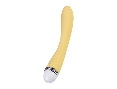 Vibrator Flovetta by Toyfa Calla, silicone, yellow, 22 cm - 5