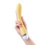 Vibrator Flovetta by Toyfa Calla, silicone, yellow, 22 cm - 7