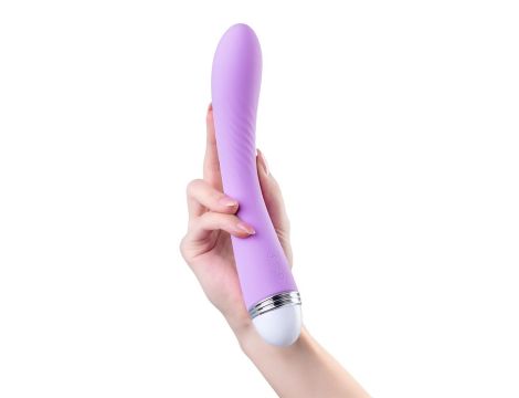 Vibrator Flovetta by Toyfa Lantana, silicone, purple, 22 cm - 6