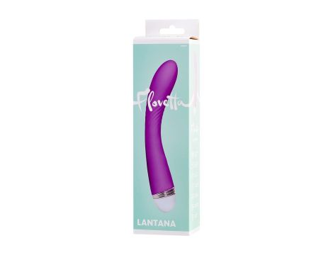 Vibrator Flovetta by Toyfa Lantana, silicone, purple, 22 cm - 7