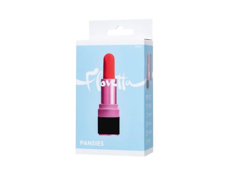 Mini-vibrator Flovetta by Toyfa PANSIES, ABS plastic, black, 9 cm - 12