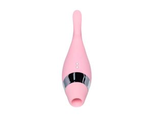 Multifunctional erogenous zone stimulator Flovetta by Toyfa DAHLIA, silicone, pink, 14 cm - image 2