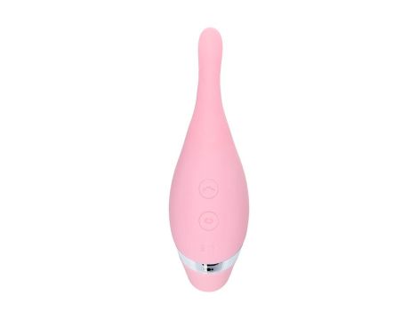 Multifunctional erogenous zone stimulator Flovetta by Toyfa DAHLIA, silicone, pink, 14 cm - 4