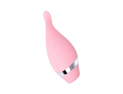 Multifunctional erogenous zone stimulator Flovetta by Toyfa DAHLIA, silicone, pink, 14 cm - 5