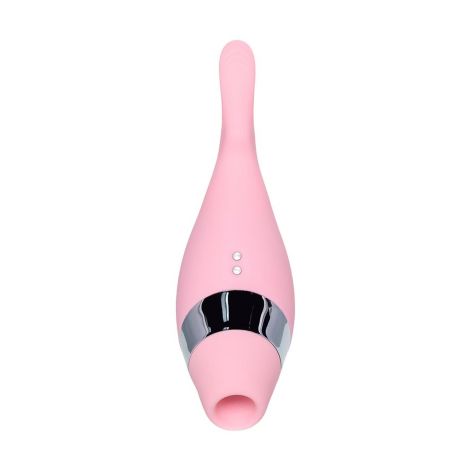 Multifunctional erogenous zone stimulator Flovetta by Toyfa DAHLIA, silicone, pink, 14 cm - 2