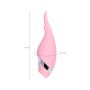 Multifunctional erogenous zone stimulator Flovetta by Toyfa DAHLIA, silicone, pink, 14 cm - 12