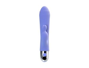 Vibrator with clitoral stimulation Flovetta Crocus, silicone, purple, 17.5 cm - image 2