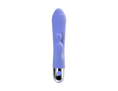 Vibrator with clitoral stimulation Flovetta Crocus, silicone, purple, 17.5 cm - 2