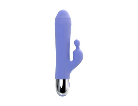 Vibrator with clitoral stimulation Flovetta Crocus, silicone, purple, 17.5 cm - 3