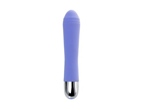 Vibrator with clitoral stimulation Flovetta Crocus, silicone, purple, 17.5 cm - 4