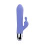 Vibrator with clitoral stimulation Flovetta Crocus, silicone, purple, 17.5 cm - 4