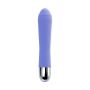 Vibrator with clitoral stimulation Flovetta Crocus, silicone, purple, 17.5 cm - 5