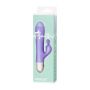 Vibrator with clitoral stimulation Flovetta Crocus, silicone, purple, 17.5 cm - 9