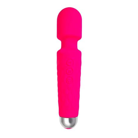 Flovetta Peony Vibrating massager, silicone, pink, 20.5 cm - 2