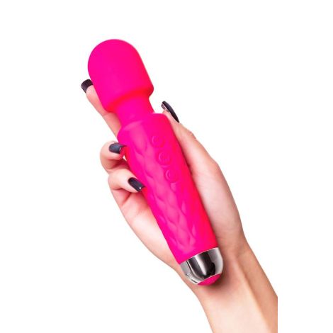 Flovetta Peony Vibrating massager, silicone, pink, 20.5 cm - 4