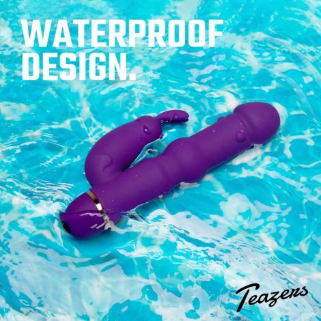 Teazers Silicone Rabbit Vibrator - Purple - 2