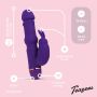 Teazers Silicone Rabbit Vibrator - Purple - 9