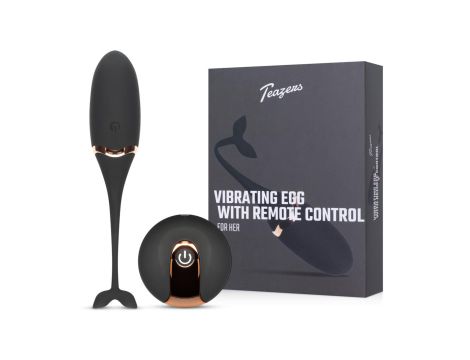 Luxurious Vibrating Egg w/ Remote Control - Black