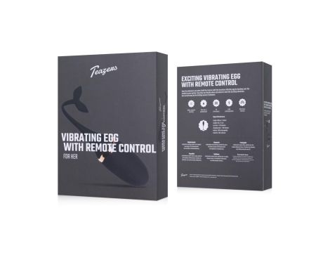 Luxurious Vibrating Egg w/ Remote Control - Black - 11