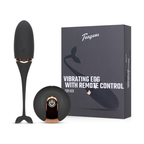 Luxurious Vibrating Egg w/ Remote Control - Black