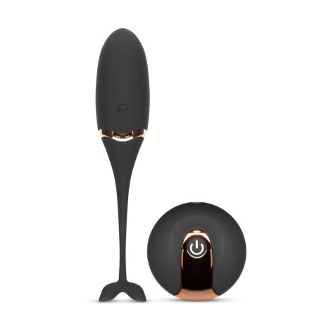 Luxurious Vibrating Egg w/ Remote Control - Black - 2