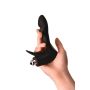 EROTIST First prostate stimulator, silicone, black, 14.4 cm - 9