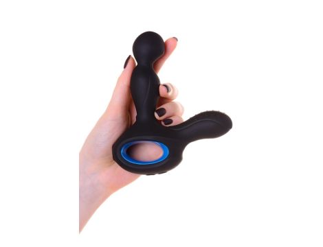 EROTIST SIXTH Prostate Massager vibro with heating silicone black 14.5 cm - 10