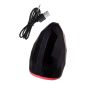 EROTIST Magma; Rechargeable masturbator with heating, Silicone, Black, 12 cm - 7