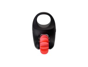 EROTIST Mill vibro ring, silicone, black, 8.5 cm, O 2.6 cm - image 2