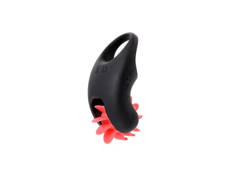 EROTIST Mill vibro ring, silicone, black, 8.5 cm, O 2.6 cm - 3