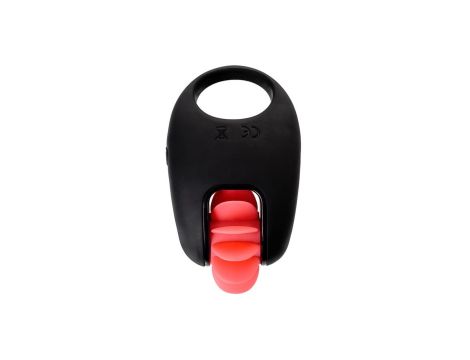 EROTIST Mill vibro ring, silicone, black, 8.5 cm, O 2.6 cm - 5