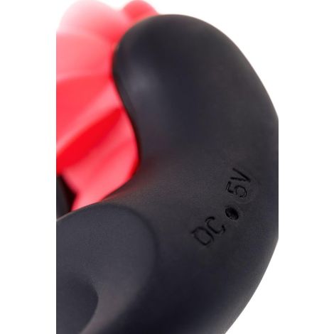 EROTIST Mill vibro ring, silicone, black, 8.5 cm, O 2.6 cm - 10