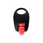 EROTIST Mill vibro ring, silicone, black, 8.5 cm, O 2.6 cm - 6