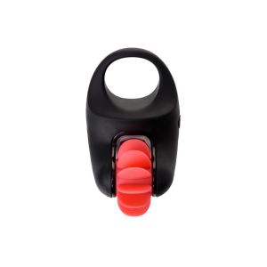 EROTIST Mill vibro ring, silicone, black, 8.5 cm, O 2.6 cm - image 2