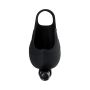 EROTIST Scrotum cover with an erection ring and vibration Attraction, silicone, black, 6.5 cm - 4