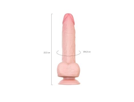 Dildo My babe by RealStick My Dear, flesh,TPE, 22,5cm - 9