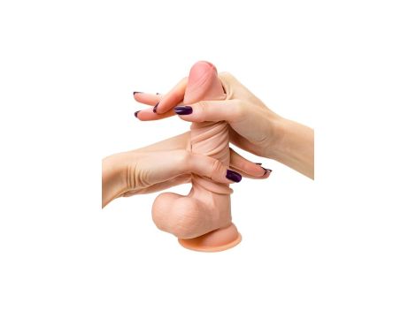 My Babe My Treasure Realistic Dildo, TPE, Nude, 18.5 cm - 10