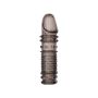 ToyFa XLover, Penis sleeve, for enlargement, TPE, transparent black, 13.5 cm - 3