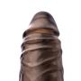 ToyFa XLover, Penis sleeve, for enlargement, TPE, transparent black, 15,5 cm - 11