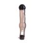 xToyFa XLover, Penis Sleeve, for increase in size with vibration, TPE, transparent black, 19.4 cm - 3