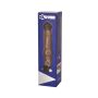 xToyFa XLover, Penis Sleeve, for increase in size with vibration, TPE, transparent black, 19.4 cm - 5