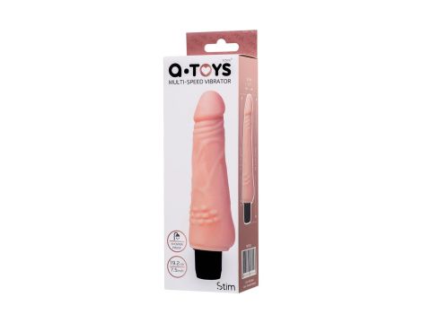 A-TOYS, Realistic Multi-Speed vibrator,, TPE, vibration modes, 15,5 cm - 7